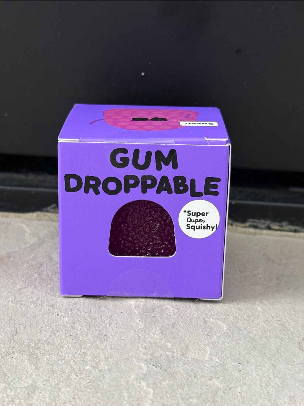 Gum Droppable Squishy Toy - Purple